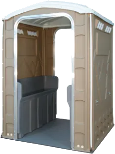 Interior of the Royal Throne Room urinal unit with trough tanks